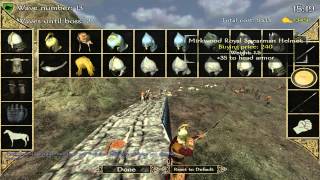 Mount and Blade:Full Invasion 2 Mod- Rohan+Elves vs Goblins #1