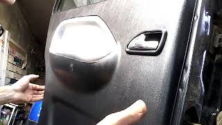 Как снять обшивку карту задней двери CHERY AMULET(2008)demontaz zamiana boczka drzwi tyl/door panel