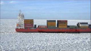 From Helsinki to Saint Petersburg sailing through iced Baltic Sea