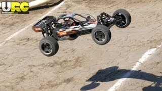 HPI Baja 5B Flux on 6S on an 1/8th scale track (no music)