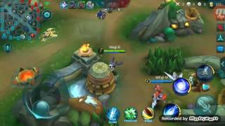 Alpha ve Layla ile noob lara karşı oynuyoruz..(Mobile Legends)