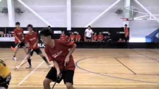 B Div Nat Floorball Final 3rd Period 11 Mar 11 - Catholic High v Victoria School