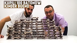 100 BATONÓW KINDER BUENO - ILE WYGRALIŚMY? | Bez kanału