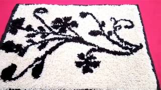 غرزة سهله لعمل السجاد how to make easy rug
