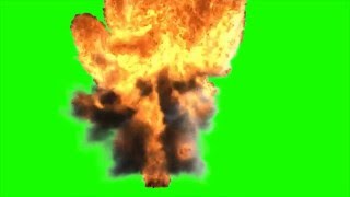 fire explosion green screen free stock footage