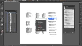 Как создавать свои векторные акварельные кисти.How to create your watercolor brushes.