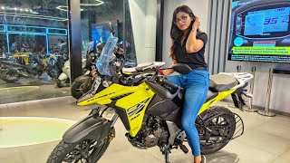Suzuki V STROM 250 Headlight in Night & Exhaust Sound With All 3 colours | Rash Gear