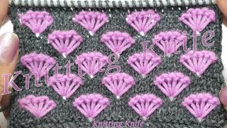 Fancy Two Colour Knitting Pattern for Frocks, Yokes, Cardigans, Shawls, Socks, Jackets Hindi/Eng.