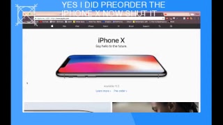 iPhone X preorder stream 10/27/17