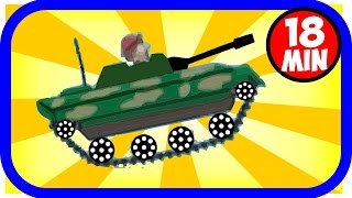 ? Игровое видео для детей, мультик про машинки гонки тачки танки красочные машинки|Funny Games Show