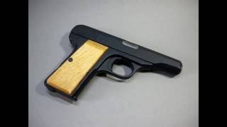 Макет пистолета FN Browning M1910 из бумаги