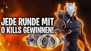 JEDE RUNDE MIT 0 KILLS GEWINNEN! ? | Fortnite: Battle Royale