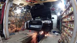 Audi Q3 2.0 tdi S-tronic: mechatronic, dual mass flywheel and clutch assembly replacement