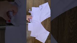 RECICLAR ROPA HACER TOP SIN MÁQUINA - DIY CLOTHING HACKS - #Shorts