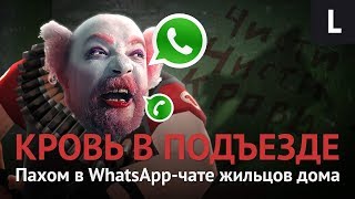 Страх и ненависть в WhatsApp-чате: трейлер арт-перформанса Пахома «Кровь в подъезде»