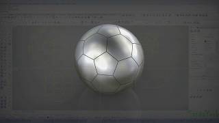 Футбольный мяч в программе Rhinoceros. Soccer ball in Rhinoceros.