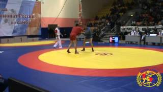 Чемпионат России по самбо 2014 - вк 100 кг