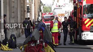 France: Emergency services on site after fire breaks out near Paris home of PM Castex