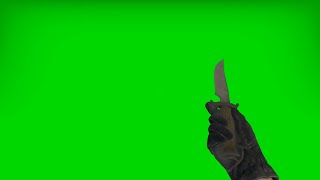 CS;GO Green Screen - Knife