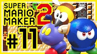 SUPER MARIO MAKER 2 # 11 ? Blink-Blöcke, Wind-Tal, Wippenfestung • Let's Play Super Mario Maker 2