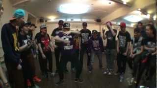 Lady Spartan vs Girl Tight Eyez @ final "who wanna buck?" Girls krump battle