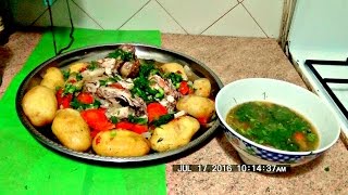 Рагу из овощей и курицы легко и просто