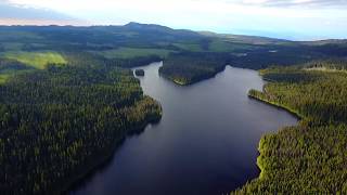 Face Lake British Columbia Drone 4K