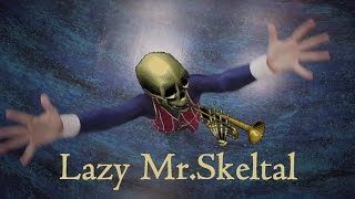We Are Number One but when someone takes a step, they turn into a trumpet Mr.Skeltal