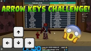 Roblox Flood Escape 2 (CHALLENGE!) | Arrow Keys Only!