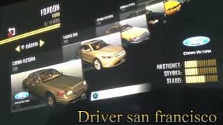 Driver san francisco ''ALL CARS'' PS3