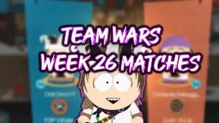 Team Wars - Week 26