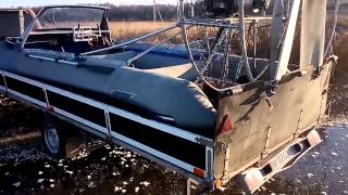 Испытания скегов на СВП Бриз-520 "ГРОМ" эпизод1