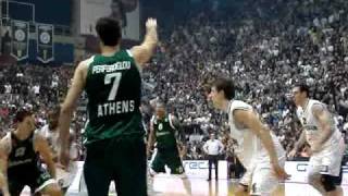 Partizan - Panatinaikos 04.03.2010 - Navijanje na celom mecu part 1