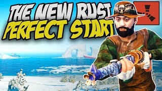 THE PERFECT START WITH THE NEW RUST UPDATE! - Rust Solo Survival Gameplay