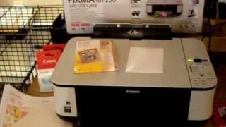 My New 3 in 1 CANON Printer ~ PIXMA MP250 ~ $32 at Walmart!