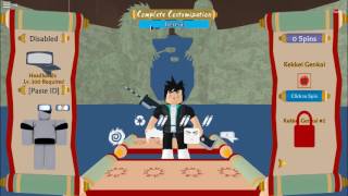 Roblox Shinobi life Code enter on 0.9 10 spins