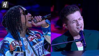 Wiz Khalifa & Charlie Puth Perform "See You Again" to Honor Kobe Bryant