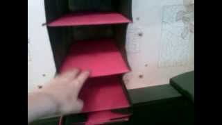 Как сделать в шкафу навесные ящики, полки быстро (для девушек)