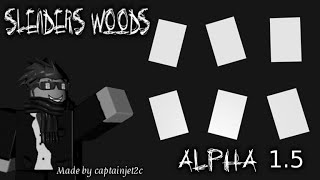 Roblox играем на карте - Slender's Woods Alpha 1.5 ( весилушка )