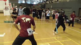 有段男子長剣フリー　スポーツチャンバラ　全日本学生大会2018