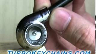 Spinning Turbocharger Keychain