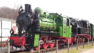 Dampflok Doppeltraktion - der Rasende Roland Steam Train doublehead