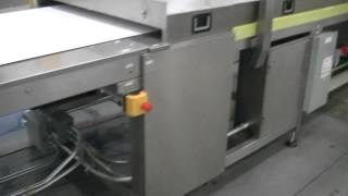 ENROBING LINE 1 METER WIDE with 2 COOLING TUNNELS