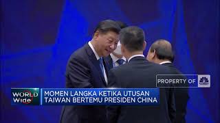 Momen Langka, Utusan Taiwan Bertemu Xi Jinping