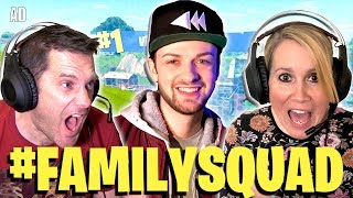 OMG Ali-A Taught My Mum & Dad to play Fortnite!! (Family Gaming with Vodafone UK)