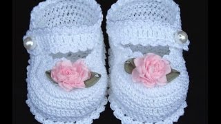 ПИНЕТКИ КРЮЧКОМ - уроки - 2018 / Booties CROCHET - Lessons / Booties Crochet - Lehren