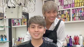 hướng dẫn nhuộm tóc màu ash level 8 lakme, hùng đông tinh hair