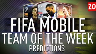 FIFA MOBILE TOTW PREDICTIONS 20 | LACAZETTE | SUAREZ | LEWANDOWSKI