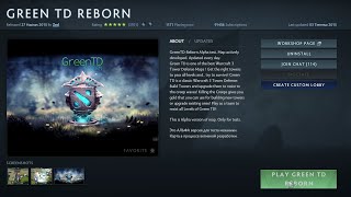 Dota 2 - Beta Reborn ( Green TD Reborn ) Gameplay