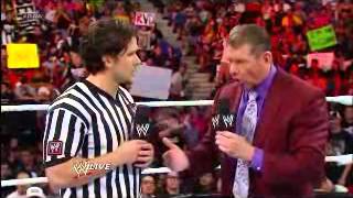 DDP entrance RAW and interrupts Vince McMahon Jr.